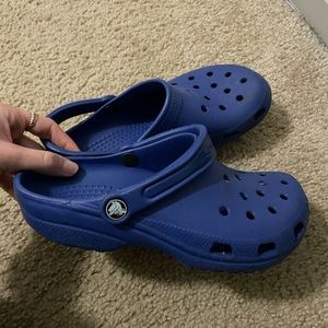 Blue crocs